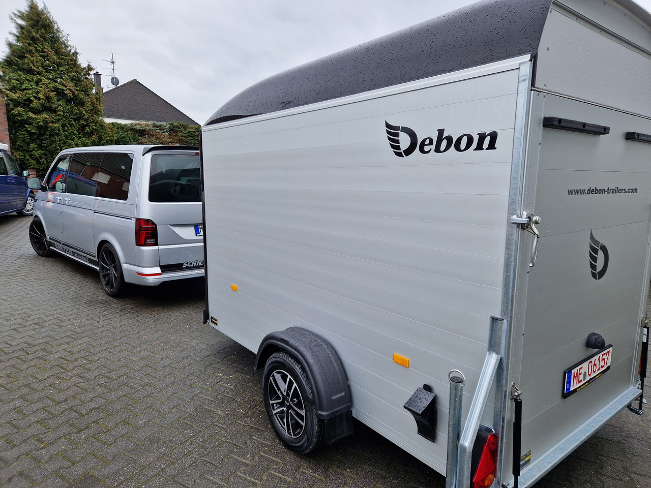 Prikolica sa zatvorenim sandukom Cargo Roadster 300 300x150x184cm Alu Poly black Seitentür Alufelgen Pullman 100 km/H 1300kg: slika 13