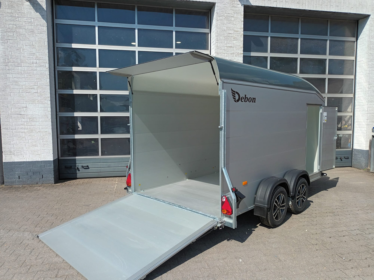 Prikolica za automobil Cargo Roadster 700 plus 375x180x200cm Alu Poly irongrey Leichtmetallräder 2600kg Pullman 100km/H 24: slika 8