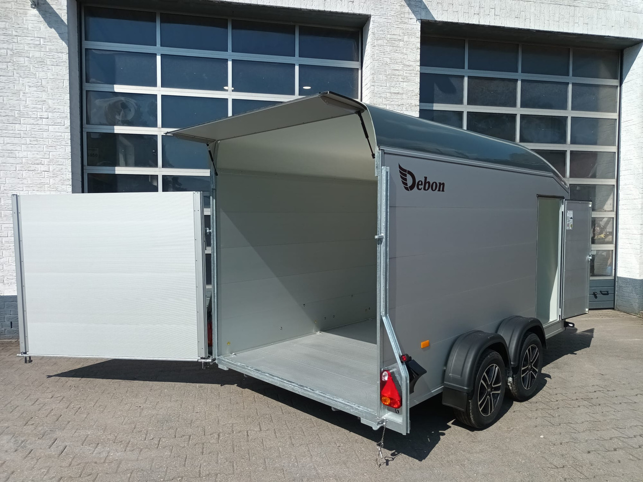 Prikolica za automobil Cargo Roadster 700 plus 375x180x200cm Alu Poly irongrey Leichtmetallräder 2600kg Pullman 100km/H 24: slika 9