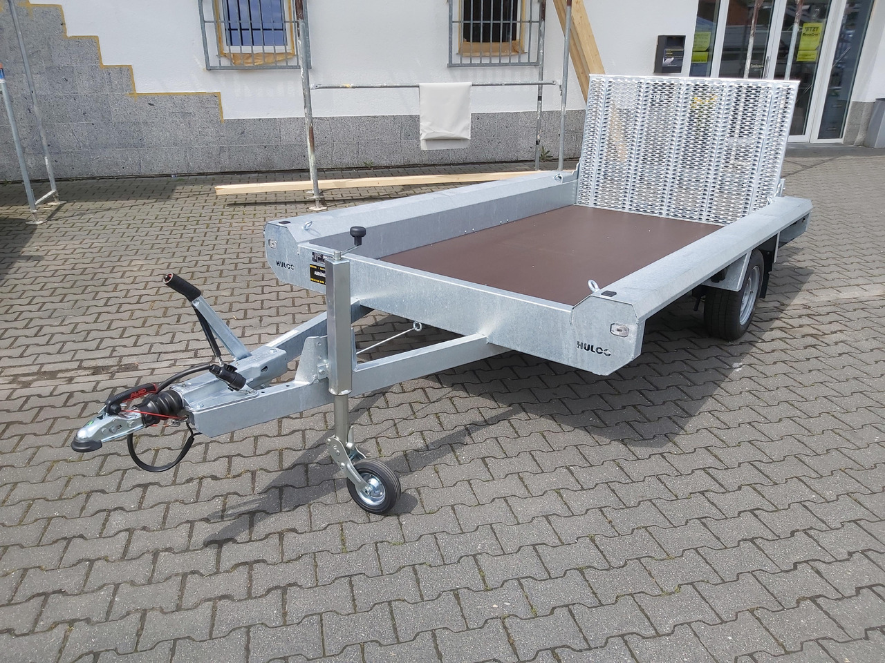 Prikolica za prevoz radnih mašina HULCO TERRAX Basic 294x150x27cm Heckrampe 100cm (M) 12" 1800kg: slika 6