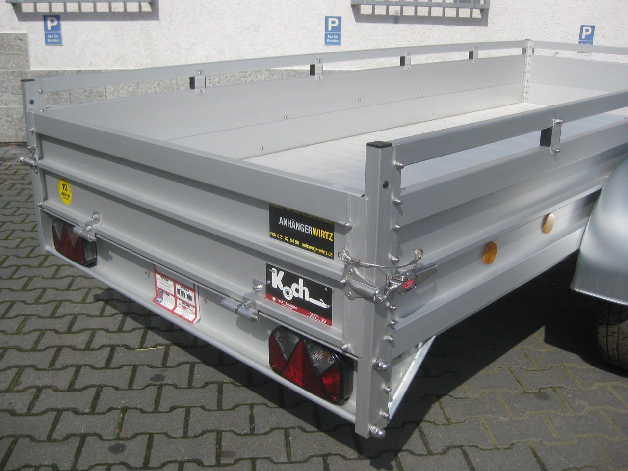 PKW Anhänger Koch Aluline+ 350x150x44cm ALUBODEN (L) 2600kg - Prikolica za automobil: slika 4 PKW Anhänger Koch Aluline+ 350x150x44cm ALUBODEN (L) 2600kg - Prikolica za automobil: slika 4