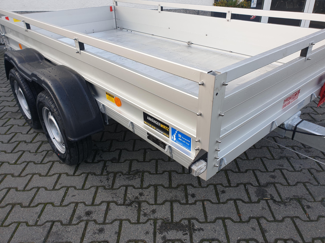 PKW Anhänger Koch Aluline+ 7.20 150.300.20 Hobbyline 300x150x44cm Aluboden (M) 2000kg - Prikolica za automobil: slika 4 PKW Anhänger Koch Aluline+ 7.20 150.300.20 Hobbyline 300x150x44cm Aluboden (M) 2000kg - Prikolica za automobil: slika 4