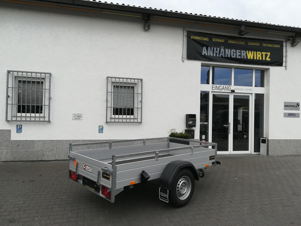 Prikolica za automobil Saris Anhänger DV135 McAlu Pro MP 255x133x43cm (S) 1350kg Online Aktion Modell 2024: slika 9