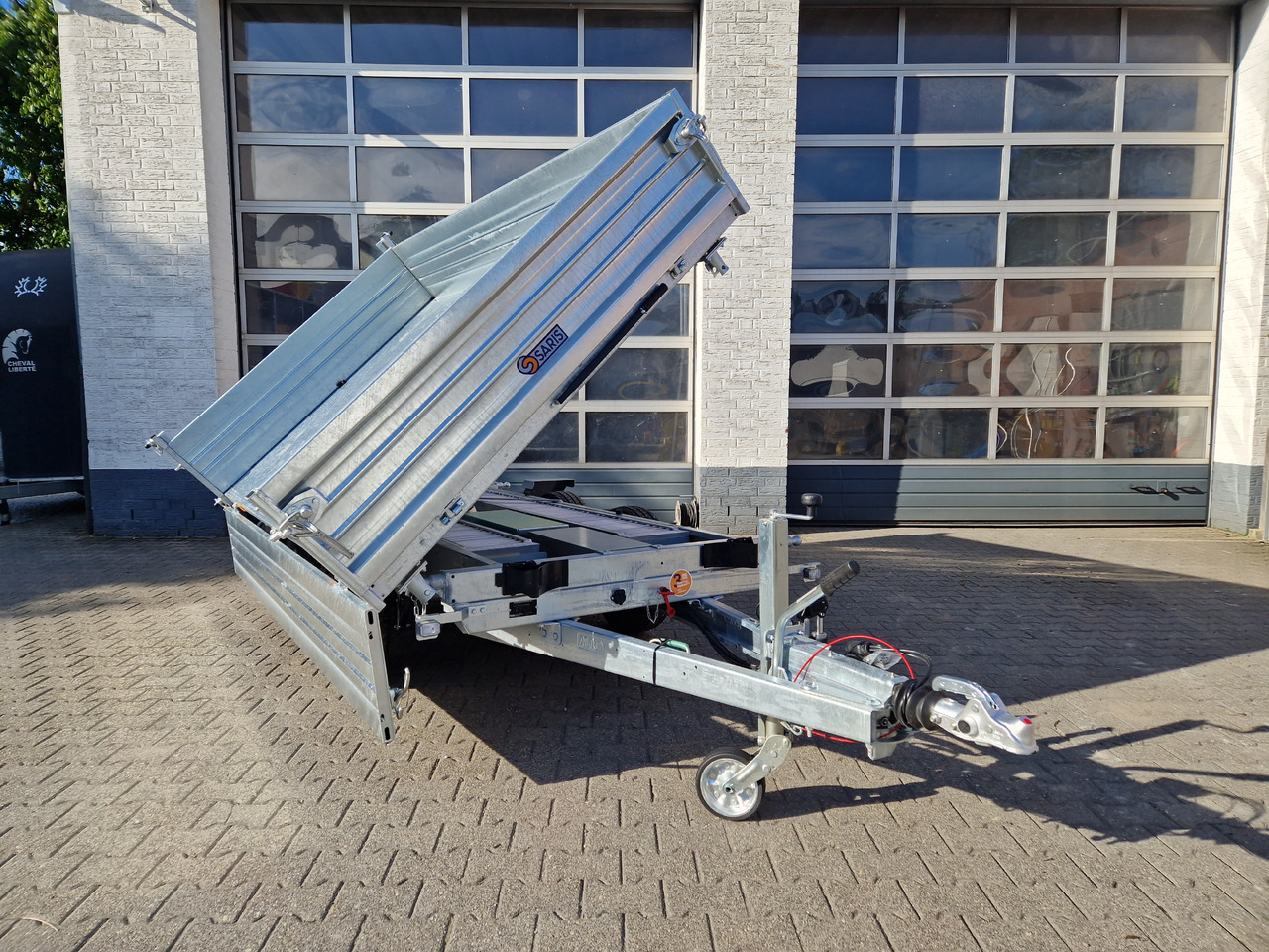 Saris Kipper 3 SKS 310 176 40cm Stahlwände HD elektro Notpumpe Alurampen Stützen 3000kg 100km/H - Prikolica istovarivača: slika 2 Saris Kipper 3 SKS 310 176 40cm Stahlwände HD elektro Notpumpe Alurampen Stützen 3000kg 100km/H - Prikolica istovarivača: slika 2