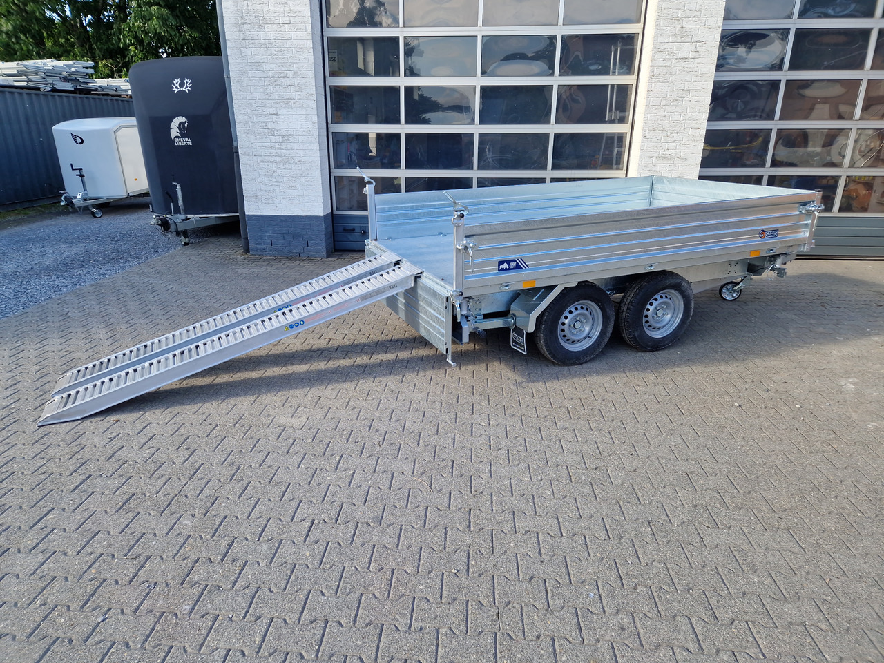 Saris Kipper 3 SKS 310 176 40cm Stahlwände HD elektro Notpumpe Alurampen Stützen 3000kg 100km/H - Prikolica istovarivača: slika 3 Saris Kipper 3 SKS 310 176 40cm Stahlwände HD elektro Notpumpe Alurampen Stützen 3000kg 100km/H - Prikolica istovarivača: slika 3