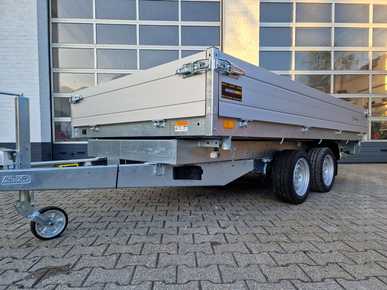 Prikolica istovarivača Saris Kipper K3 356 184 3500 2 E 356x184x35cm Elektro Auffahrrampen Stützen 13" (L) 3500kg: slika 13