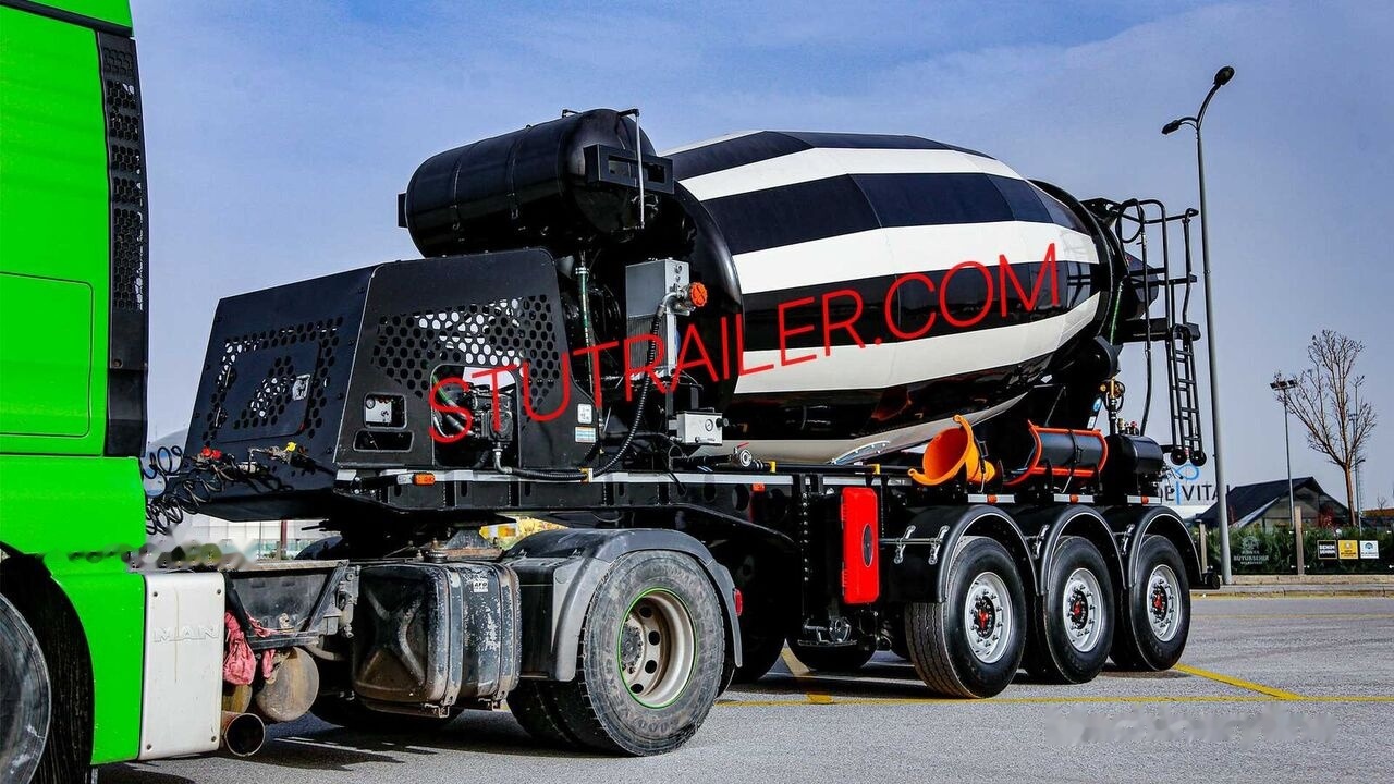 STU 14,7m3 Concrete Mixer Trailer - Poluprikolica mikser: slika 4 STU 14,7m3 Concrete Mixer Trailer - Poluprikolica mikser: slika 4