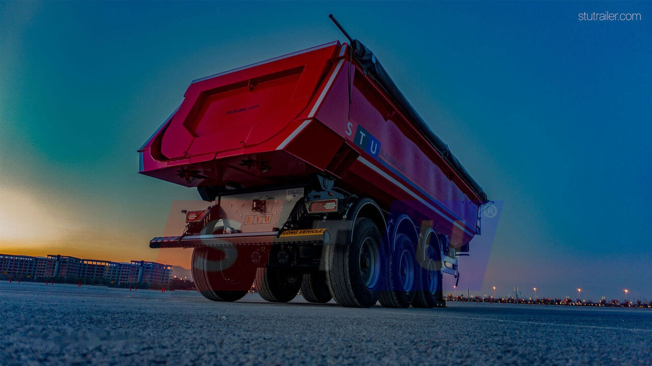 STU 3 AXLE TIPPER TRAILER / 3 ESSİEUX REMORQUE BENNE - Poluprikolica istovarivača: slika 3 STU 3 AXLE TIPPER TRAILER / 3 ESSİEUX REMORQUE BENNE - Poluprikolica istovarivača: slika 3