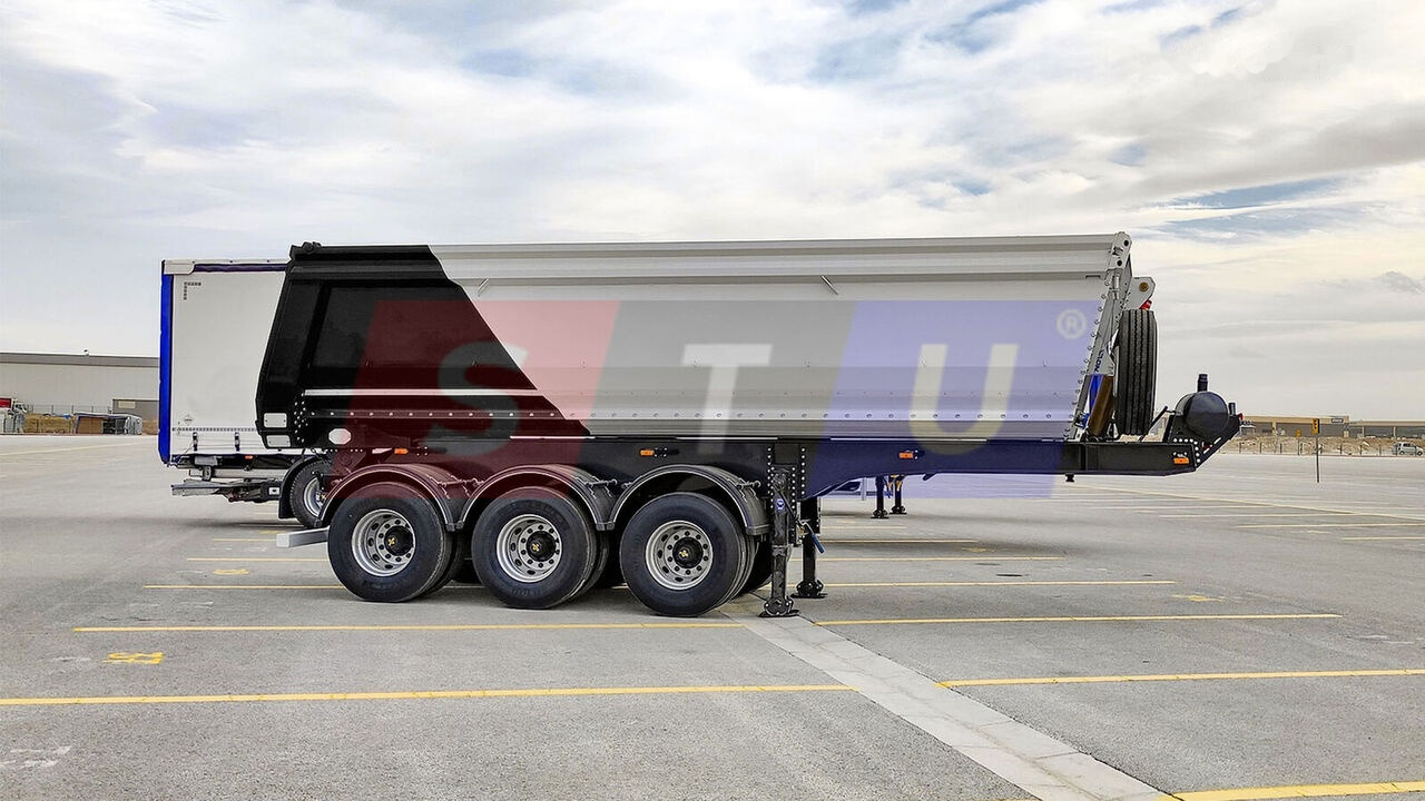 STU 3 AXLE TIPPER TRAILER / 3 ESSİEUX REMORQUE BENNE - Poluprikolica istovarivača: slika 4 STU 3 AXLE TIPPER TRAILER / 3 ESSİEUX REMORQUE BENNE - Poluprikolica istovarivača: slika 4