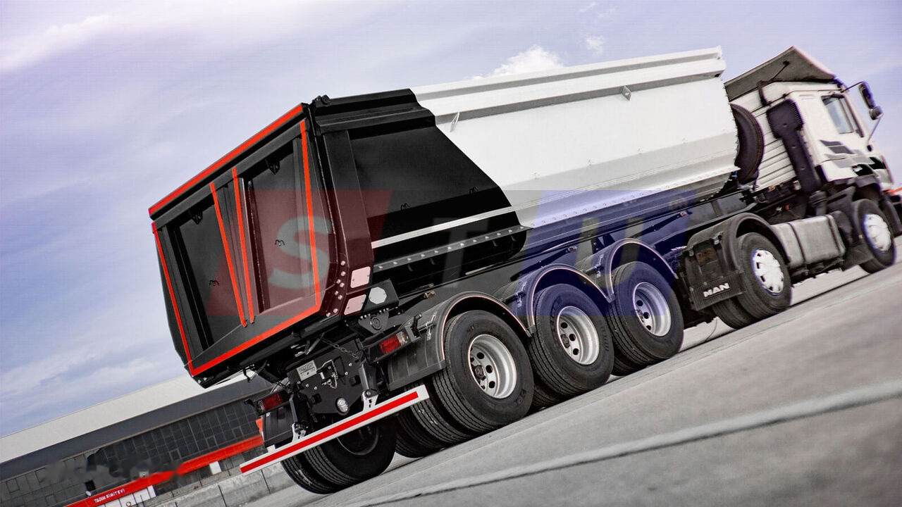 STU 3 AXLE TIPPER TRAILER / 3 ESSİEUX REMORQUE BENNE - Poluprikolica istovarivača: slika 2 STU 3 AXLE TIPPER TRAILER / 3 ESSİEUX REMORQUE BENNE - Poluprikolica istovarivača: slika 2