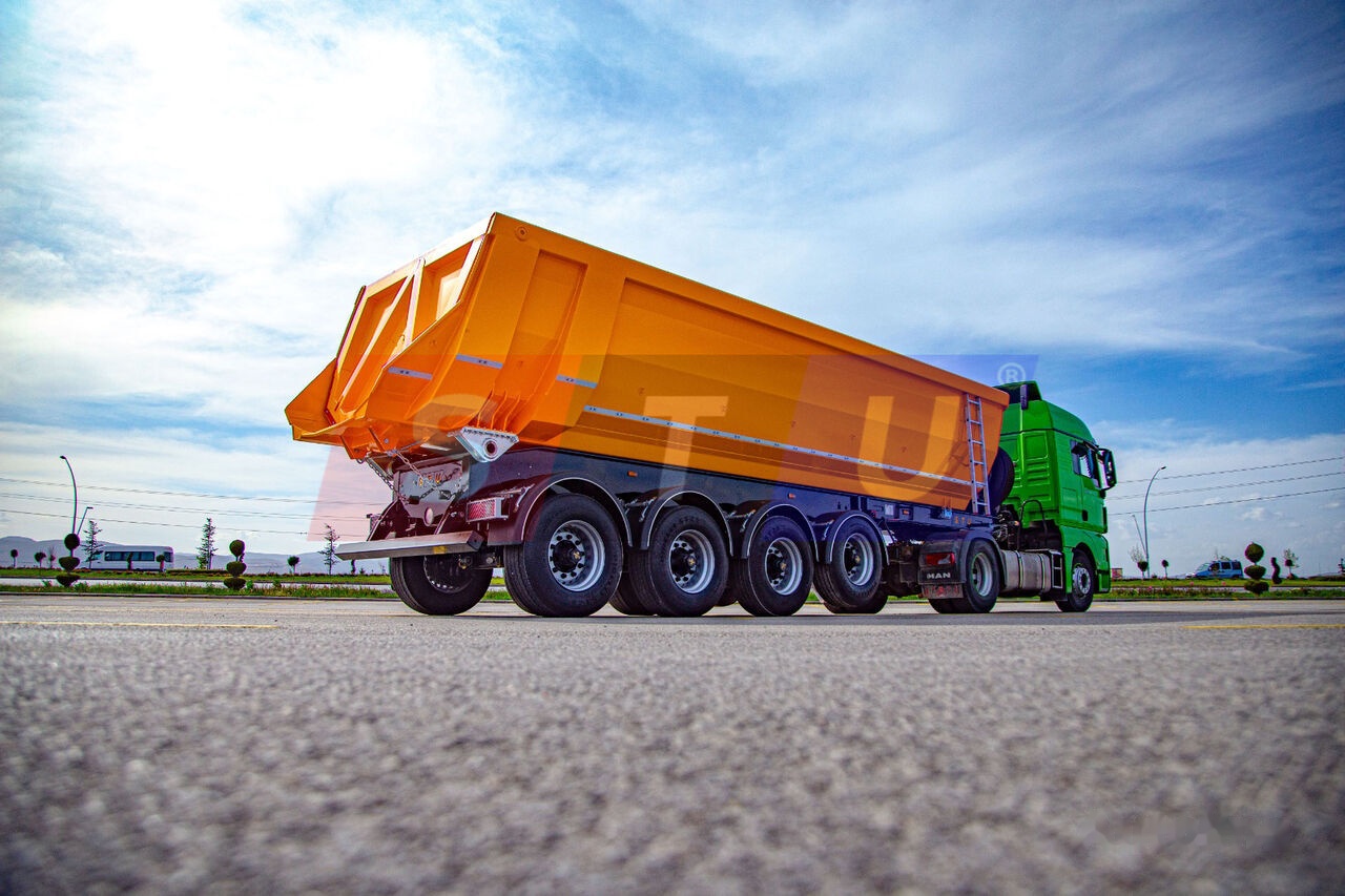 STU 4 AXLE TIPPER TRAILER / 4 ESSİEUX BENNE REMORQUE - Poluprikolica istovarivača: slika 1 STU 4 AXLE TIPPER TRAILER / 4 ESSİEUX BENNE REMORQUE - Poluprikolica istovarivača: slika 1