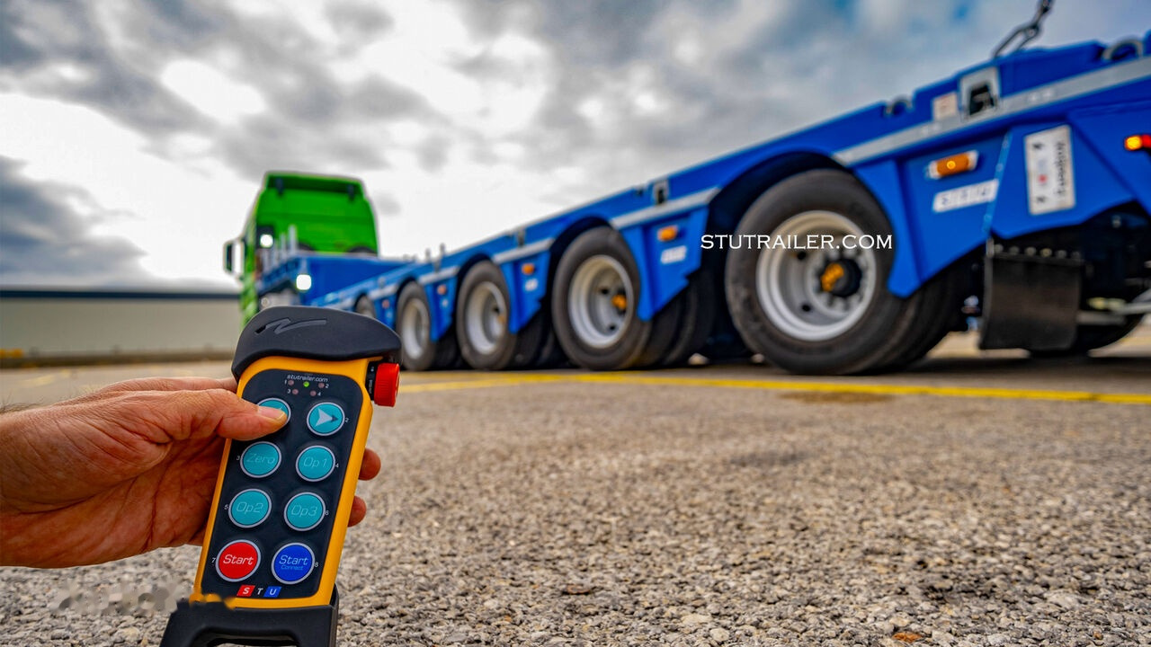 STU 5 Axle Hydraulic Steering Extendable Low Laoder - Niska poluprikolica za prevoz: slika 2 STU 5 Axle Hydraulic Steering Extendable Low Laoder - Niska poluprikolica za prevoz: slika 2