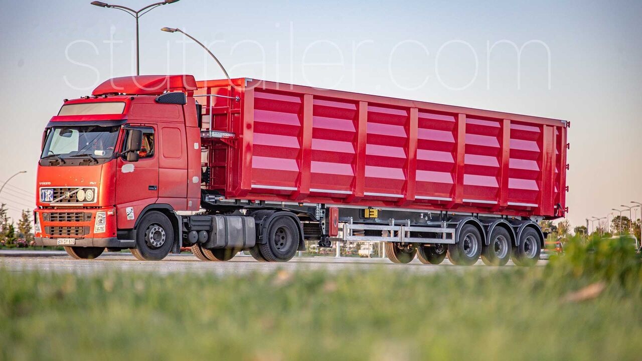 STU 71m3 TIPPER TRAILER - FOR METAL SCRAP - Poluprikolica istovarivača: slika 3 STU 71m3 TIPPER TRAILER - FOR METAL SCRAP - Poluprikolica istovarivača: slika 3