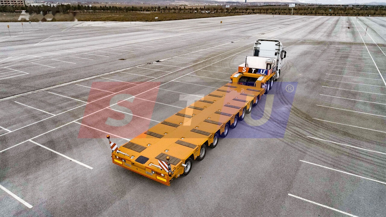STU 8 AXLE LOWBED- HYDRAULIC STEERING AXLES / 8 ESSİEUX SURBAISSES-E - Niska poluprikolica za prevoz: slika 2 STU 8 AXLE LOWBED- HYDRAULIC STEERING AXLES / 8 ESSİEUX SURBAISSES-E - Niska poluprikolica za prevoz: slika 2