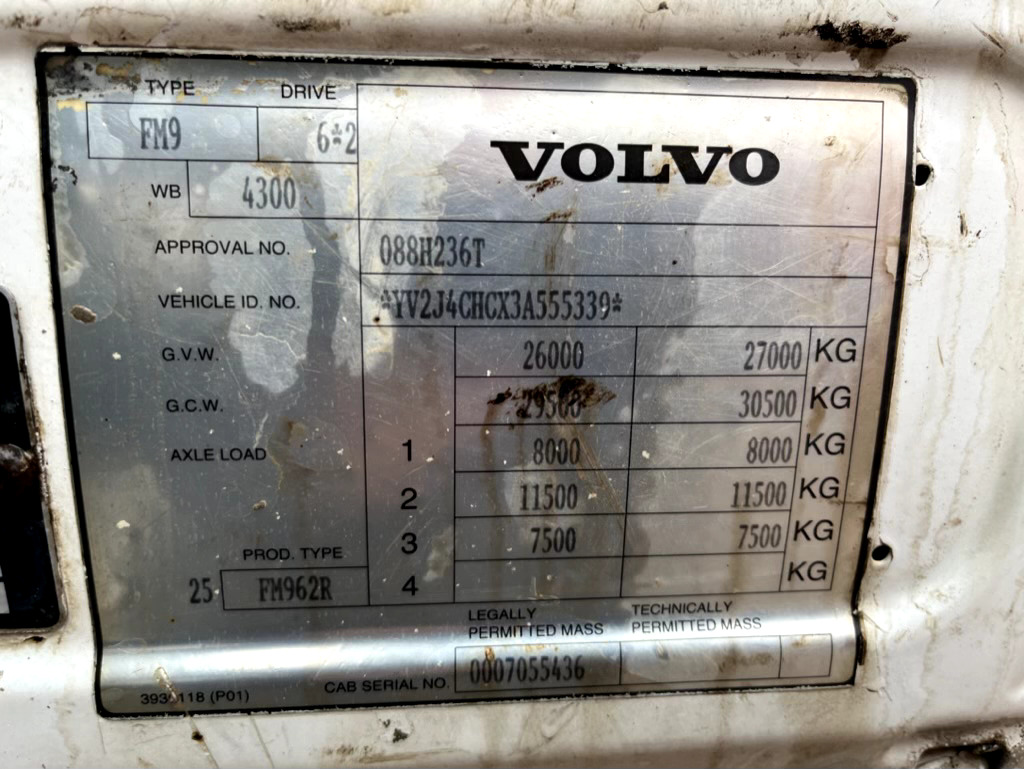 VOLVO FM9 260 6X2 VOLVO FM9 260 6X2: slika 8