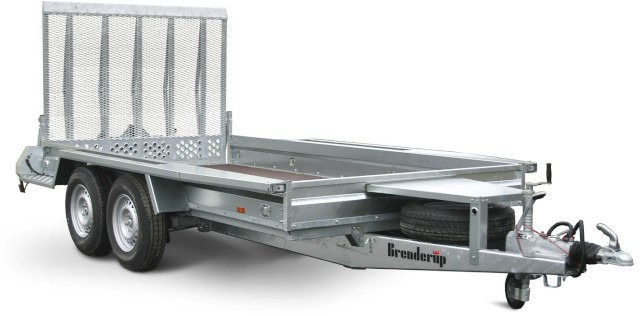 Brenderup Baumaschinentransporter MT 3600 STB3500, 3,5 to. 365x180mm - Prikolica za prevoz radnih mašina: slika 1 Brenderup Baumaschinentransporter MT 3600 STB3500, 3,5 to. 365x180mm - Prikolica za prevoz radnih mašina: slika 1