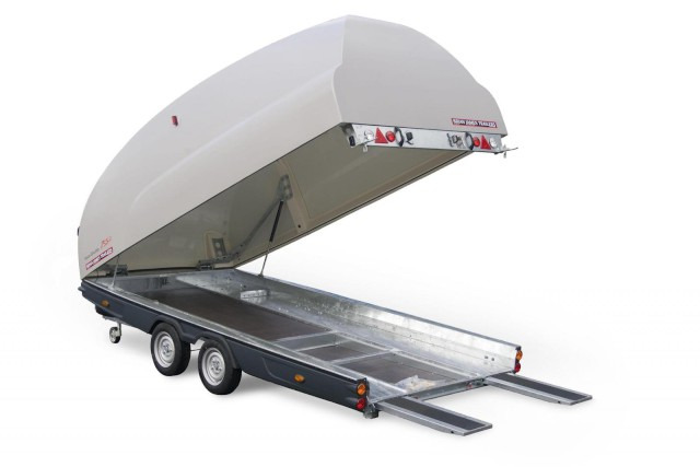 Brian James Race Shuttle 2, 300-1011, 4300 x 1950 mm, 2,6 to. - Prikolica za prevoz automobila: slika 1 Brian James Race Shuttle 2, 300-1011, 4300 x 1950 mm, 2,6 to. - Prikolica za prevoz automobila: slika 1