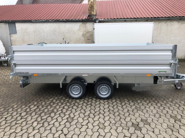 Humbaur 3-Seitenkipper HTK 3500.41 Alu mit BW-Aufsatz, 4100 x 2100 x 350 mm, 3,5 to. - Prikolica istovarivača: slika 3 Humbaur 3-Seitenkipper HTK 3500.41 Alu mit BW-Aufsatz, 4100 x 2100 x 350 mm, 3,5 to. - Prikolica istovarivača: slika 3