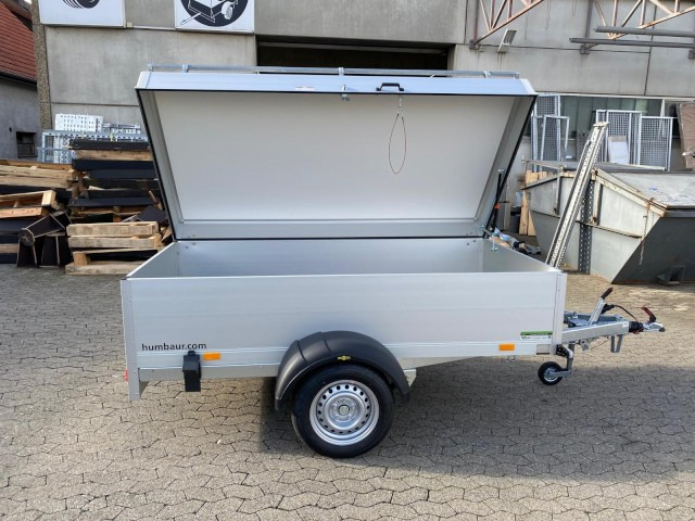 Humbaur HA 132513-5 mit Holz-Alu Deckel mit Reling 1300 kg, 2510 x 1310 x 500mm, 100 km/h - Prikolica za automobil: slika 5 Humbaur HA 132513-5 mit Holz-Alu Deckel mit Reling 1300 kg, 2510 x 1310 x 500mm, 100 km/h - Prikolica za automobil: slika 5