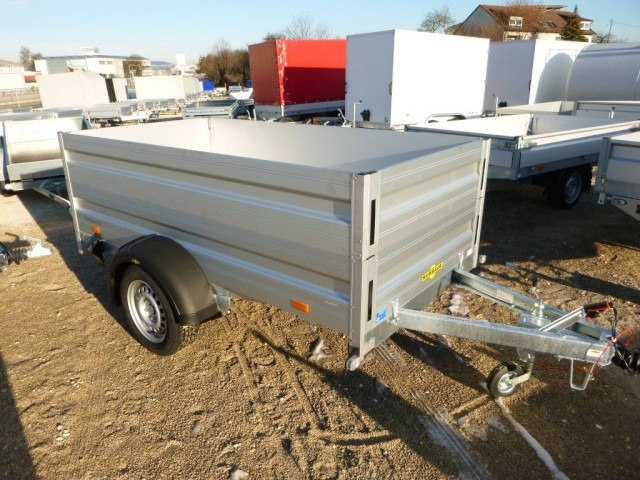 Humbaur HA 132513 mit KV und Bordwandaufsatz, 100 km/h 1300 kg, 2510 x 1310 x 350mm - Prikolica za automobil: slika 1 Humbaur HA 132513 mit KV und Bordwandaufsatz, 100 km/h 1300 kg, 2510 x 1310 x 350mm - Prikolica za automobil: slika 1
