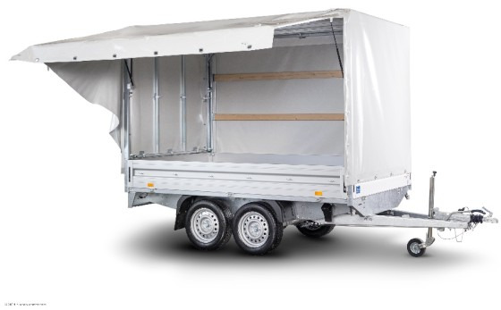 Humbaur HT 253118 Hochlader 2,5 to. mit Aussteller - Prikolica za automobil: slika 1 Humbaur HT 253118 Hochlader 2,5 to. mit Aussteller - Prikolica za automobil: slika 1