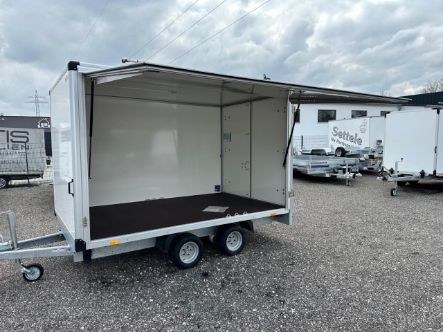 Humbaur Koffer HKN 25 32 21-20 PF30, 2,5 to. Verkaufsklappe 3185x2030x1885 mm - Prikolica sa zatvorenim sandukom: slika 1 Humbaur Koffer HKN 25 32 21-20 PF30, 2,5 to. Verkaufsklappe 3185x2030x1885 mm - Prikolica sa zatvorenim sandukom: slika 1