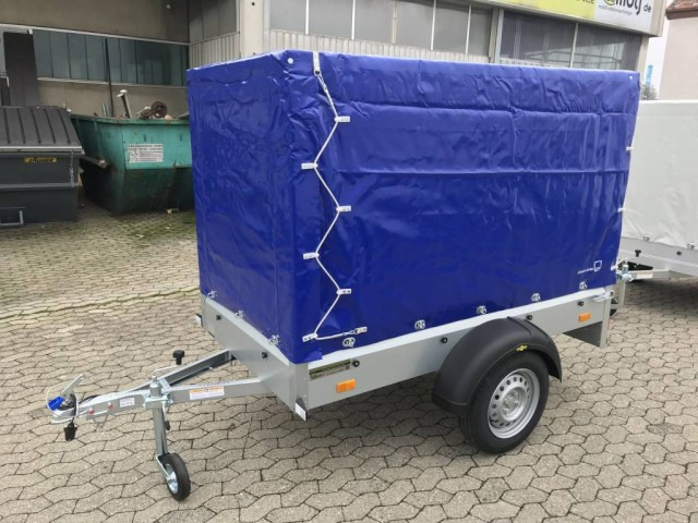 Humbaur Steely mit Hochplane 140 cm, 750 kg 2050x1095x300mm - Prikolica za automobil: slika 1 Humbaur Steely mit Hochplane 140 cm, 750 kg 2050x1095x300mm - Prikolica za automobil: slika 1