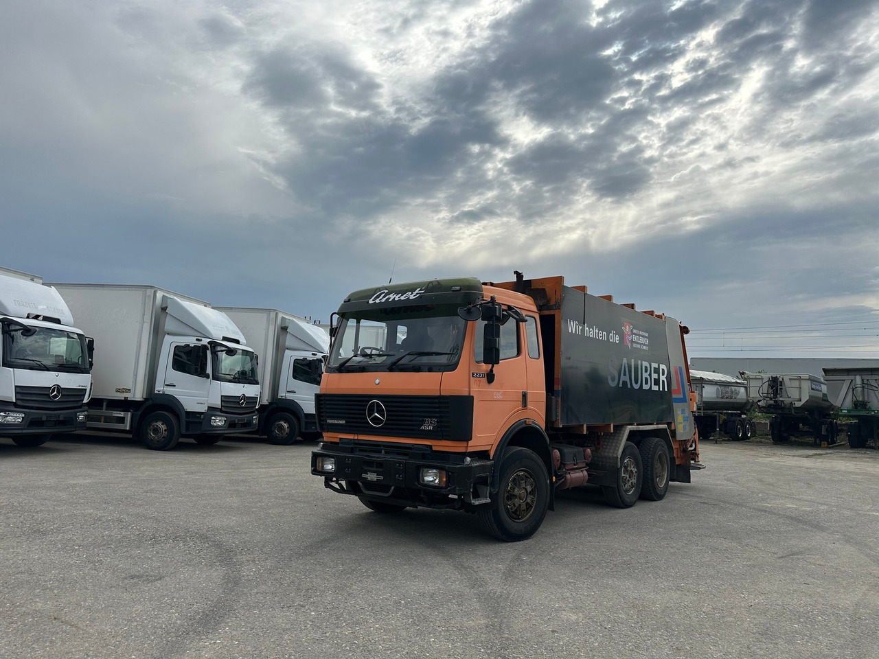 MERCEDES-BENZ SK 2231 6x2 - Kamion za smeće: slika 1 MERCEDES-BENZ SK 2231 6x2 - Kamion za smeće: slika 1