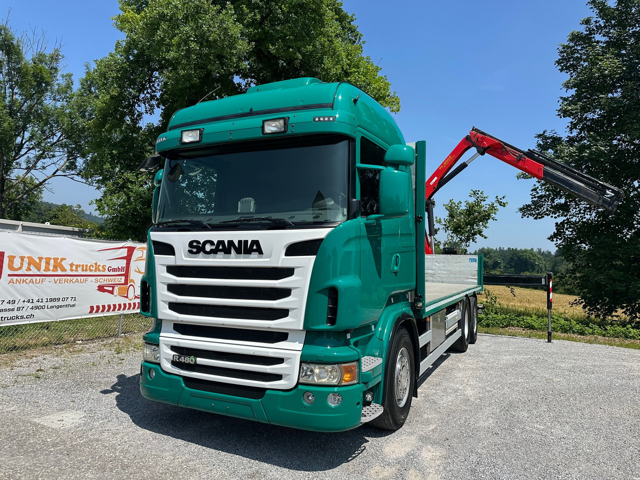 SCANIA R 480 6x2 Palfinger 16502 - Kamion sa tovarnim sandukom, Kamion sa dizalicom: slika 1 SCANIA R 480 6x2 Palfinger 16502 - Kamion sa tovarnim sandukom, Kamion sa dizalicom: slika 1