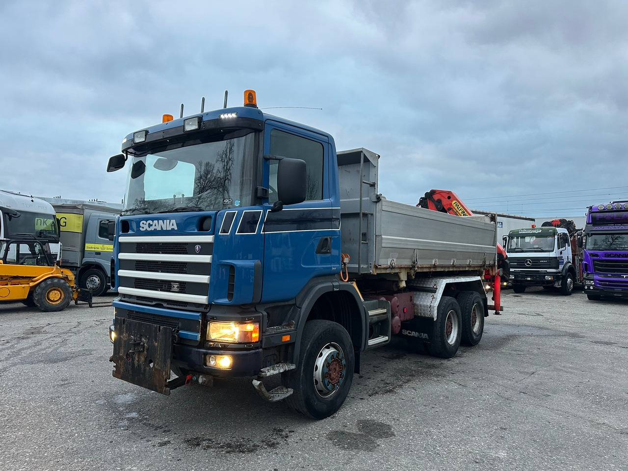 SCANIA R420 6x6 Kran PK16000 - Istovarivač, Kamion sa dizalicom: slika 1 SCANIA R420 6x6 Kran PK16000 - Istovarivač, Kamion sa dizalicom: slika 1