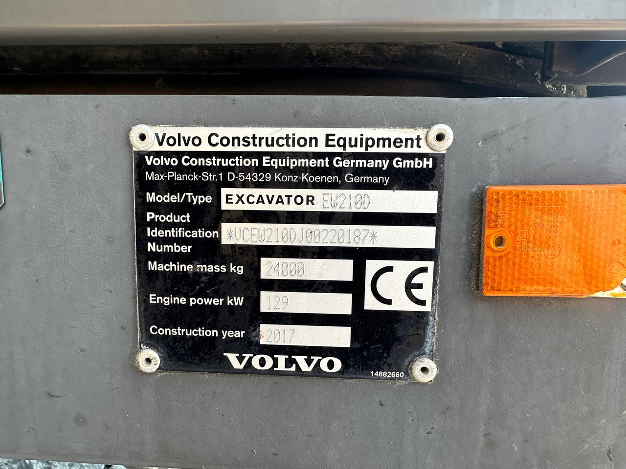 VOLVO EW 210 D 24t Greifer - Bager: slika 5 VOLVO EW 210 D 24t Greifer - Bager: slika 5