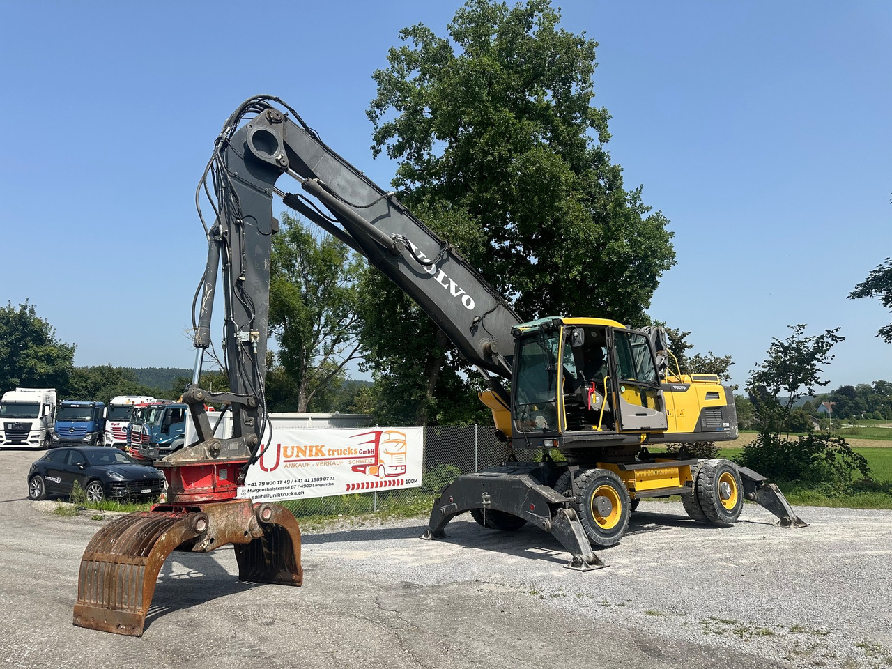 VOLVO EW 210 D 24t Greifer - Bager: slika 1 VOLVO EW 210 D 24t Greifer - Bager: slika 1