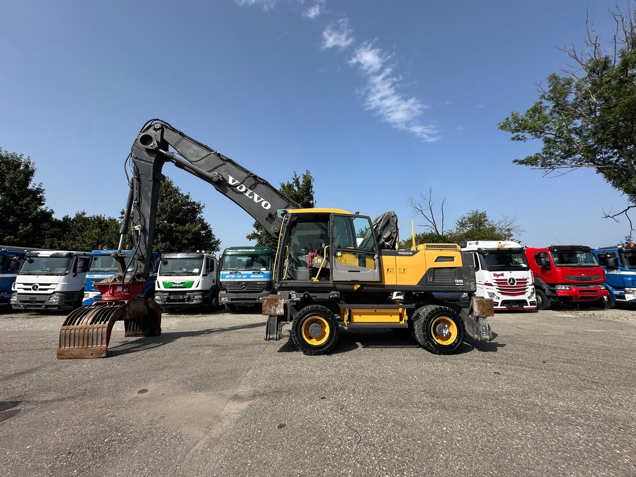 VOLVO EW 210 D 24t Greifer - Bager: slika 2 VOLVO EW 210 D 24t Greifer - Bager: slika 2