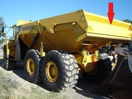 Volvo tailgate  Volvo A25, A30, A35 articulated dump - Karoserija i eksterijer za Zglobni kiper: slika 3 Volvo tailgate  Volvo A25, A30, A35 articulated dump - Karoserija i eksterijer za Zglobni kiper: slika 3
