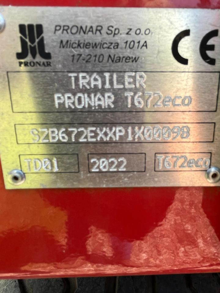 Traktorska prikolica za farmu/ Kiper Kipper Pronar T672 Eco 8t 40km/h Anhänger Auflaufbremse: slika 7