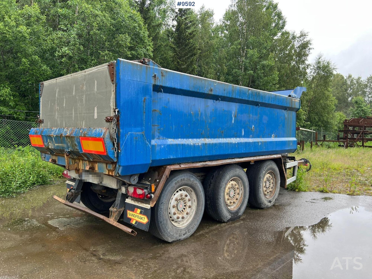3-axle gravel trailer Alhu - Prikolica istovarivača: slika 4 3-axle gravel trailer Alhu - Prikolica istovarivača: slika 4