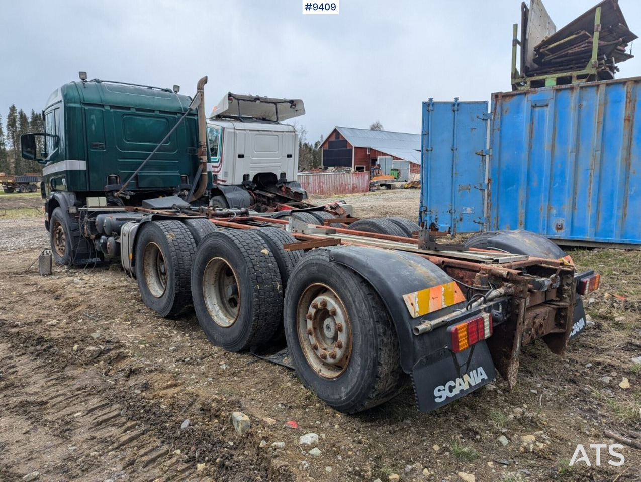 Chassi Scania P124 8X4 (see video) - Kamion sa golom šasijom i zatvorenom kabinom: slika 3 Chassi Scania P124 8X4 (see video) - Kamion sa golom šasijom i zatvorenom kabinom: slika 3