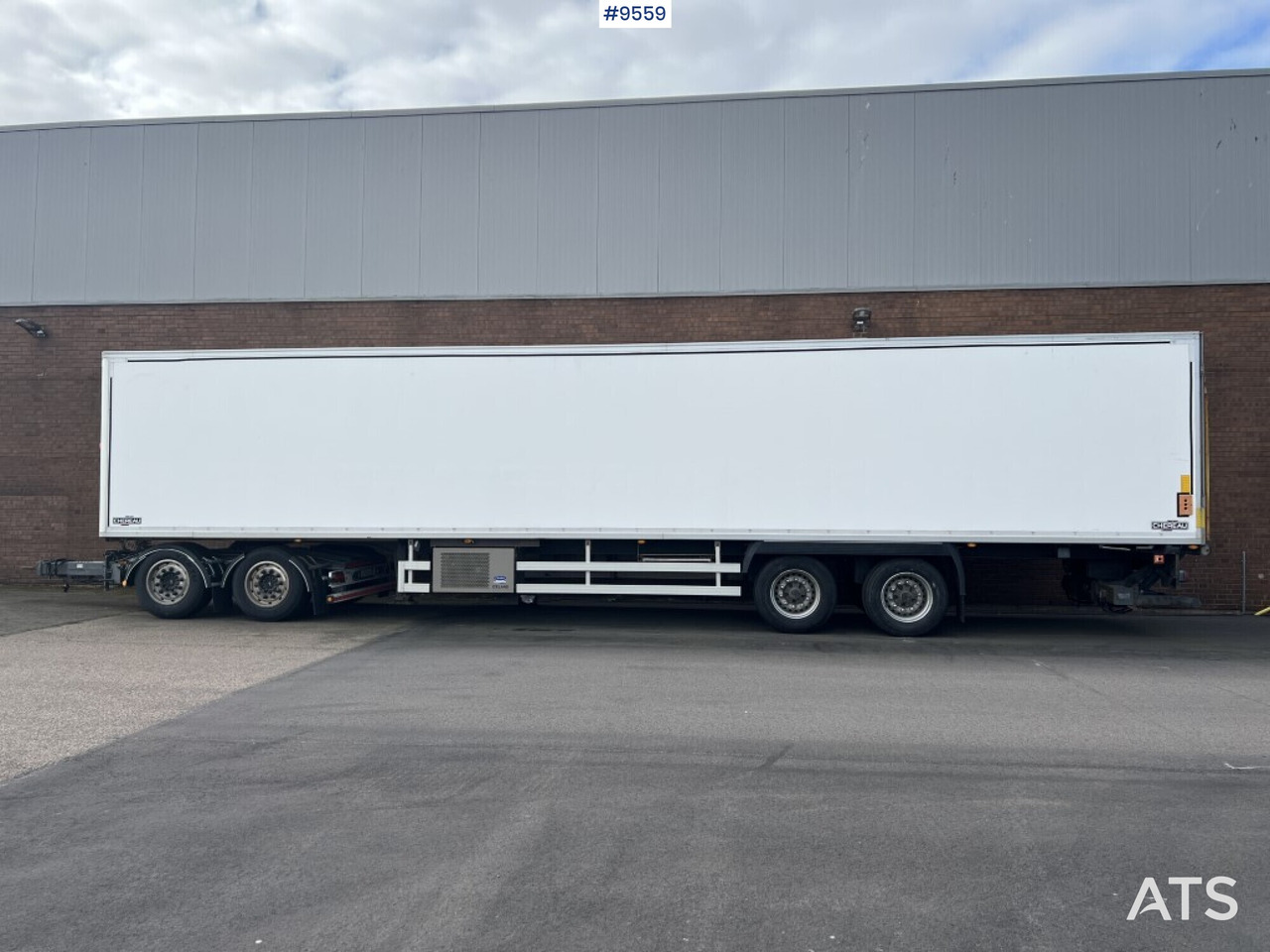 Container trailer Chereau CSD2 with Dolly - Prikolica sa zatvorenim sandukom: slika 1 Container trailer Chereau CSD2 with Dolly - Prikolica sa zatvorenim sandukom: slika 1