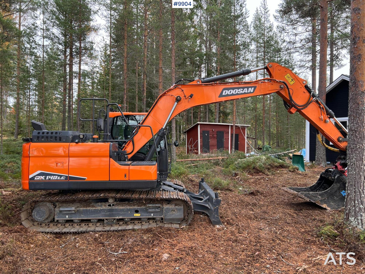 Bager guseničar Doosan DX140LC-7 Excavator with rotor and equipments: slika 16 Bager guseničar Doosan DX140LC-7 Excavator with rotor and equipments: slika 16