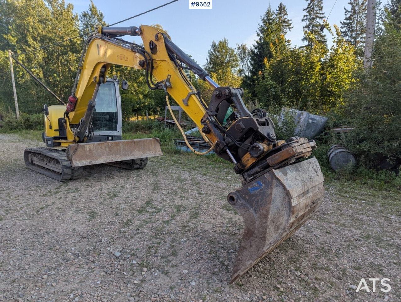 Excavator Wacker Neuson ET90, Tiltrotator, buckets (Video) - Bager guseničar: slika 2 Excavator Wacker Neuson ET90, Tiltrotator, buckets (Video) - Bager guseničar: slika 2