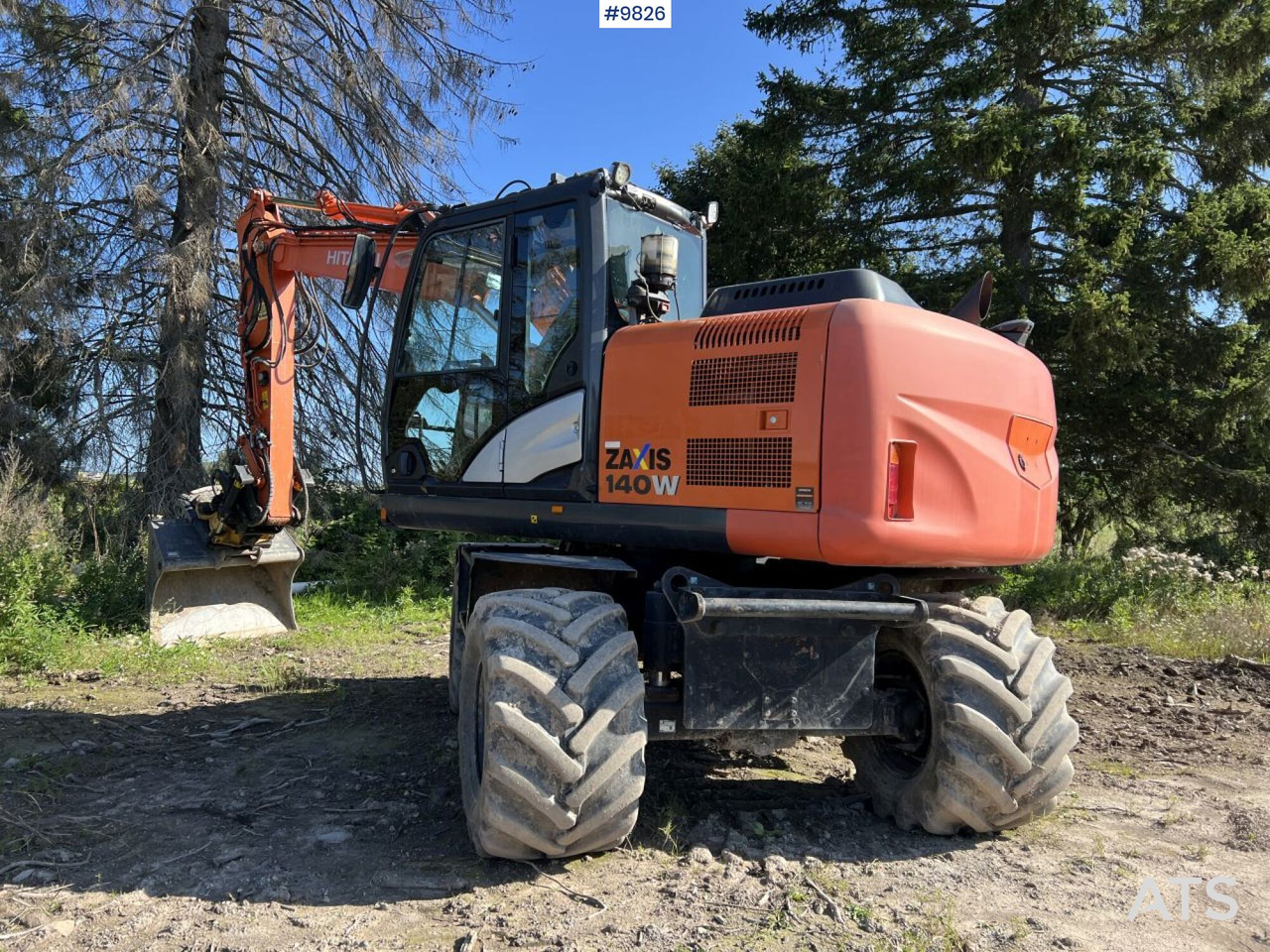 Hitachi ZX140 W-5B with rotor and planer bucket - Bager točkaš: slika 2 Hitachi ZX140 W-5B with rotor and planer bucket - Bager točkaš: slika 2