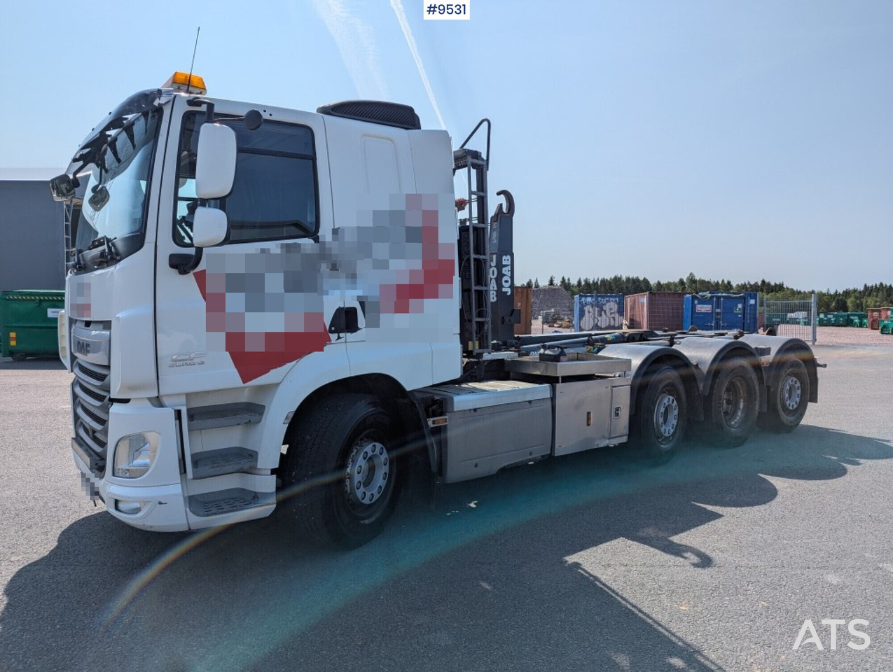 Hooklift Truck Daf FAQ CF510Z 8x2 (SEE VIDEO) - Kamion sa hidrauličnom kukom: slika 1 Hooklift Truck Daf FAQ CF510Z 8x2 (SEE VIDEO) - Kamion sa hidrauličnom kukom: slika 1
