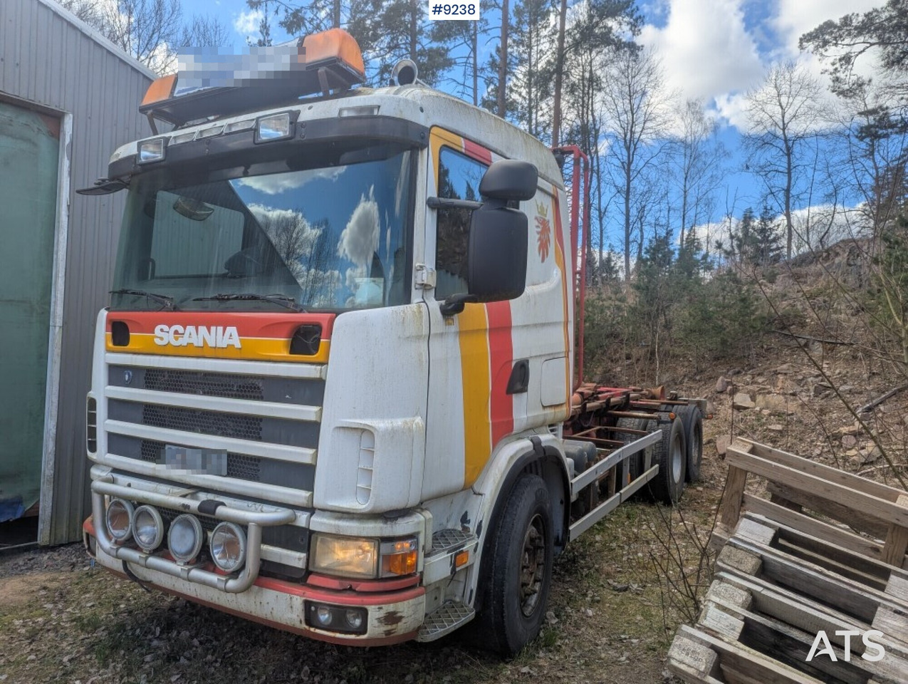 Hooklift Truck Scania R164 - Rep Object - Kamion sa hidrauličnom kukom: slika 1 Hooklift Truck Scania R164 - Rep Object - Kamion sa hidrauličnom kukom: slika 1