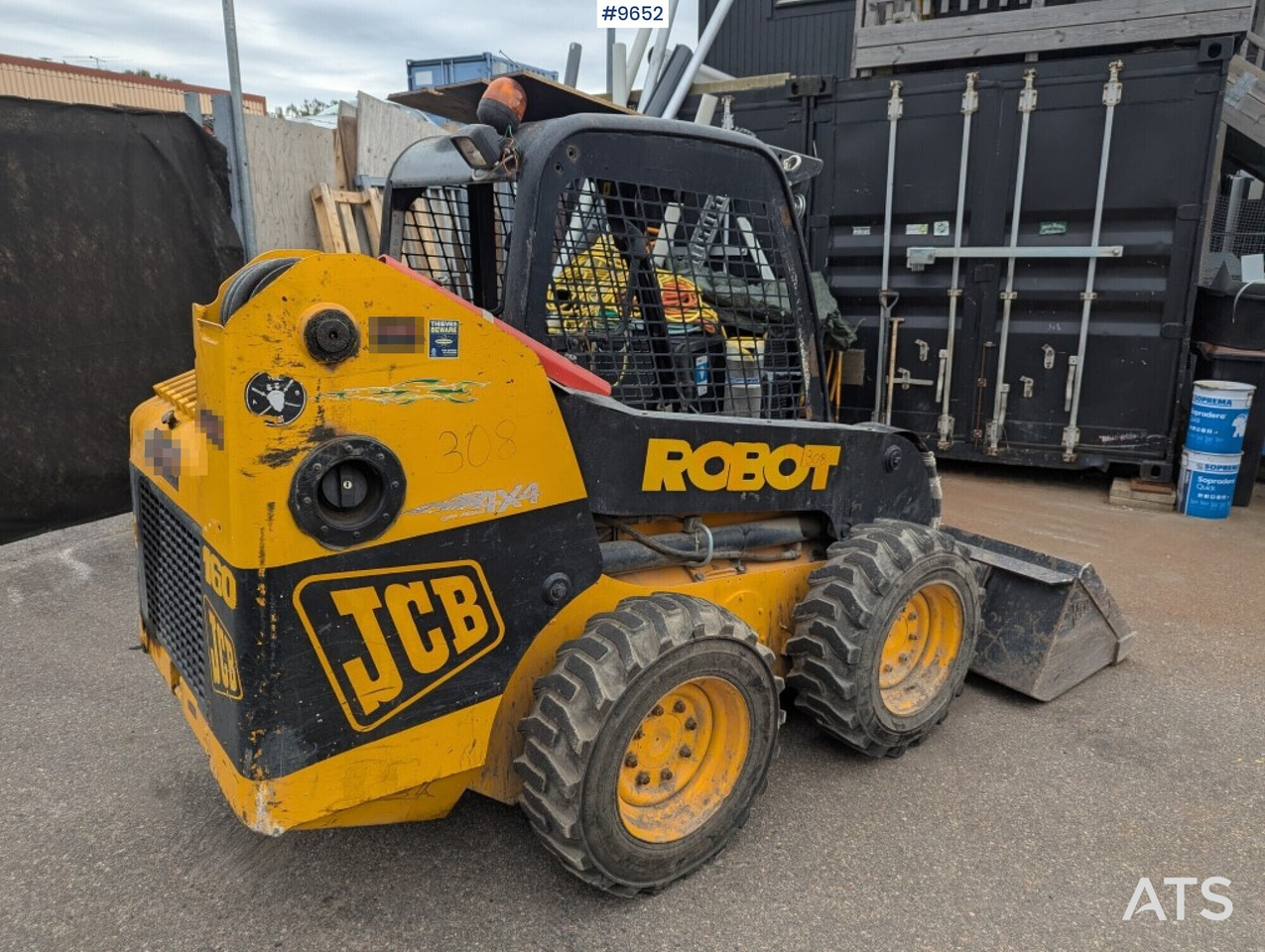 JCB Robot 160 tool carrier with grading bucket - Zglobni utovarivač: slika 4 JCB Robot 160 tool carrier with grading bucket - Zglobni utovarivač: slika 4