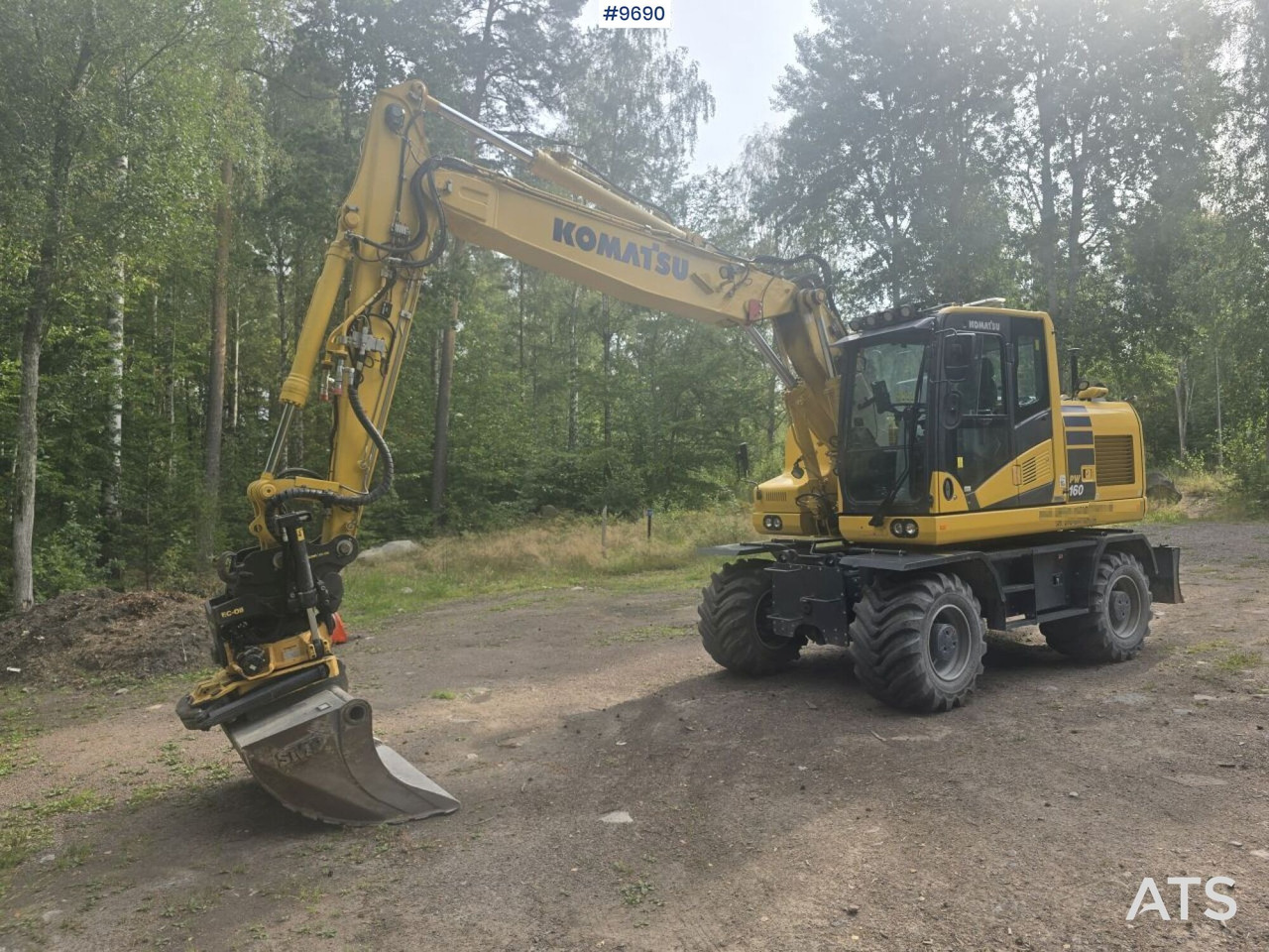 Komatsu PW160-11 with machine control - Bager točkaš: slika 1 Komatsu PW160-11 with machine control - Bager točkaš: slika 1
