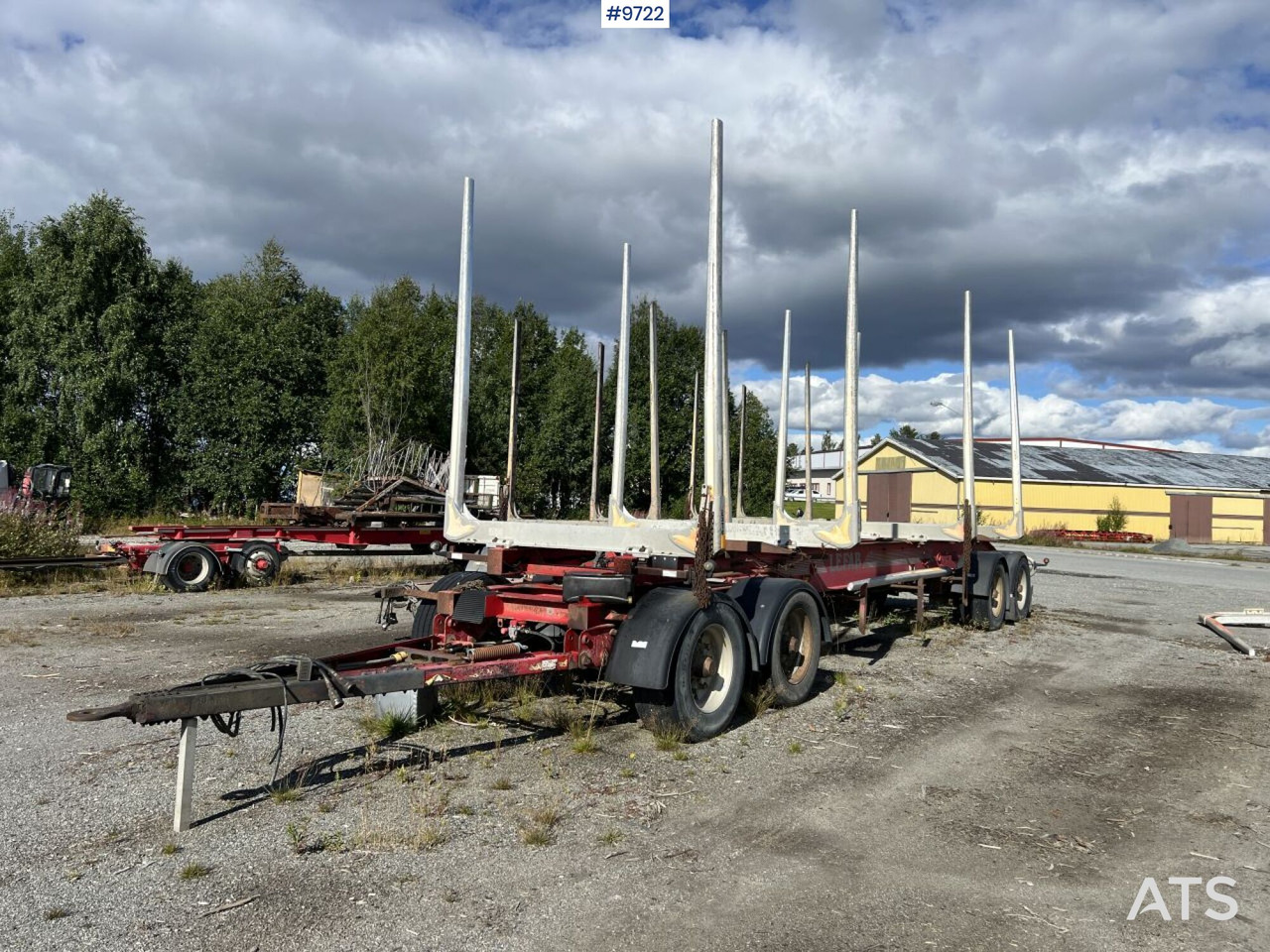 LEFAB V4 100 Timber trailer - Prikolica šticarka: slika 1 LEFAB V4 100 Timber trailer - Prikolica šticarka: slika 1