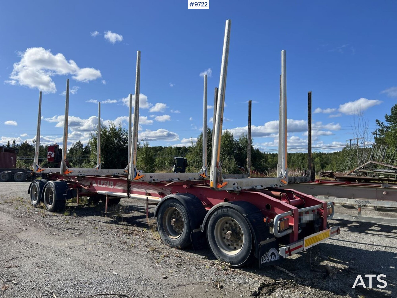 LEFAB V4 100 Timber trailer - Prikolica šticarka: slika 3 LEFAB V4 100 Timber trailer - Prikolica šticarka: slika 3