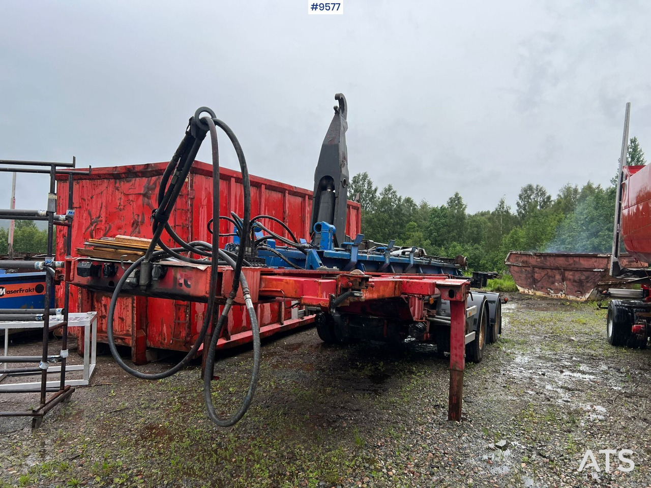 Link trailer PARATOR with swap body - Sistem hidraulične kuke/ Utovaranja kontejnera, Prikolica: slika 1 Link trailer PARATOR with swap body - Sistem hidraulične kuke/ Utovaranja kontejnera, Prikolica: slika 1