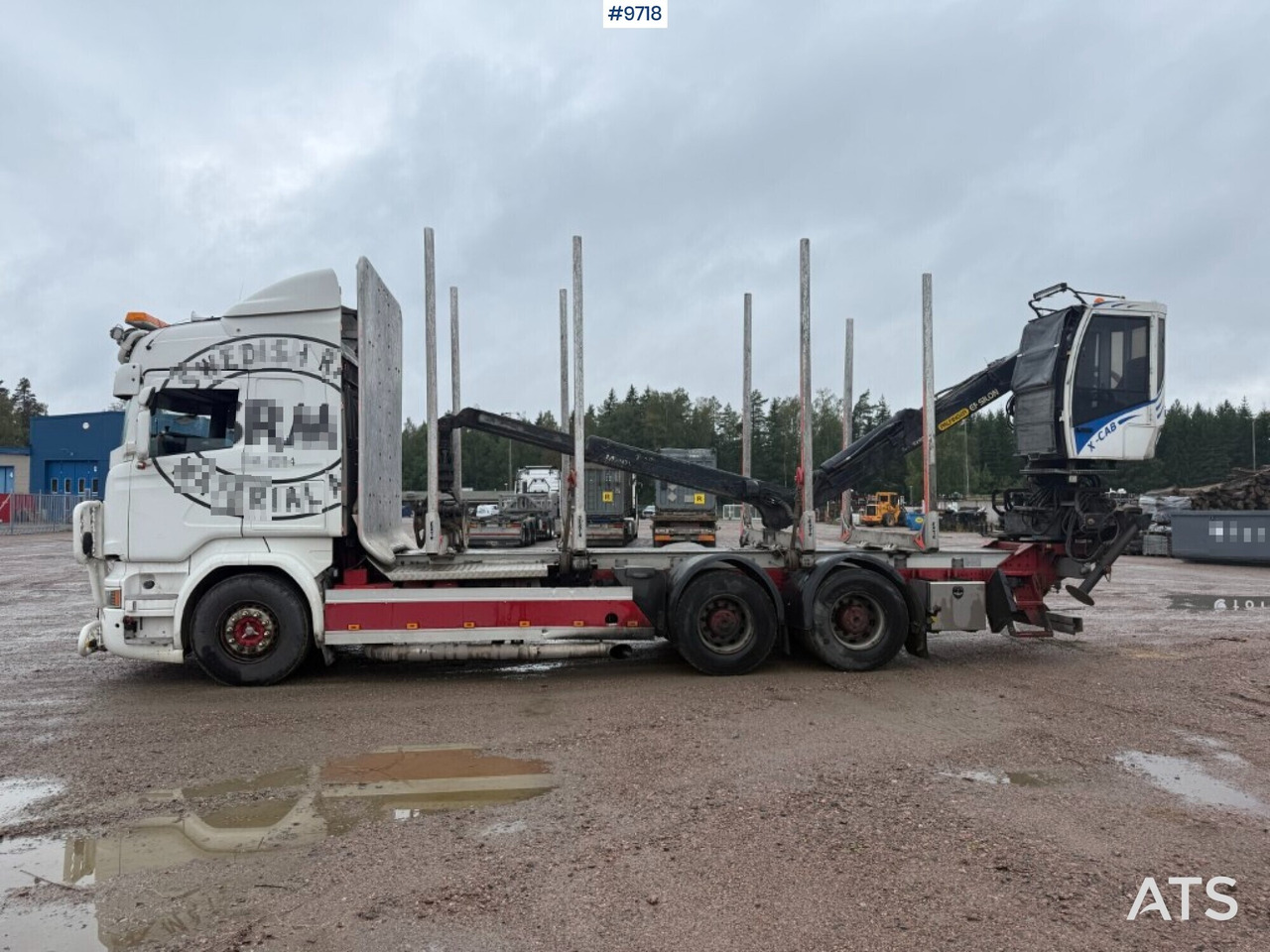 Log truck Scania R520 with crane - Šticar, Kamion sa dizalicom: slika 2 Log truck Scania R520 with crane - Šticar, Kamion sa dizalicom: slika 2