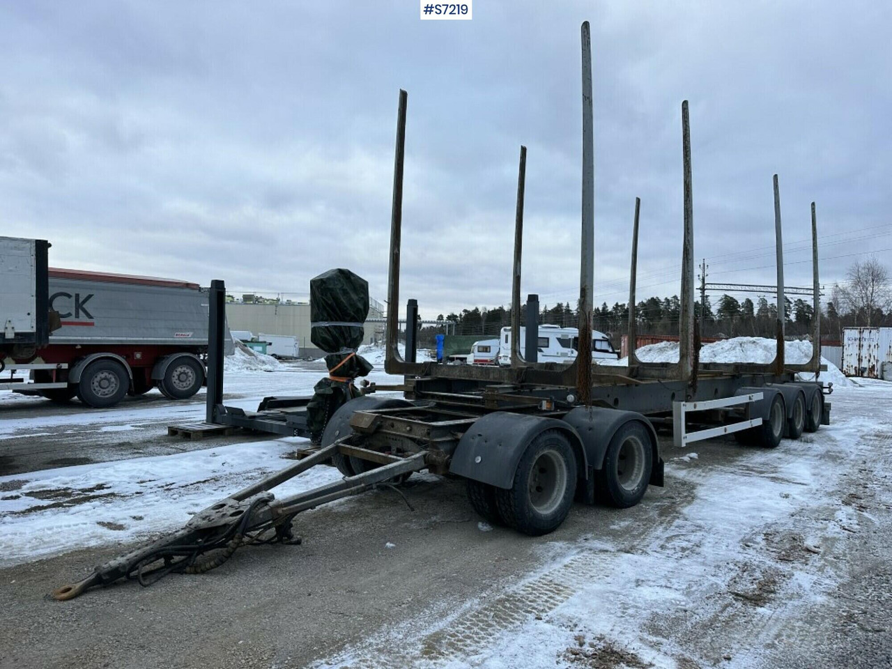 Logging trailer 5-axles, Parator SV 18-24 - Prikolica šticarka: slika 1 Logging trailer 5-axles, Parator SV 18-24 - Prikolica šticarka: slika 1